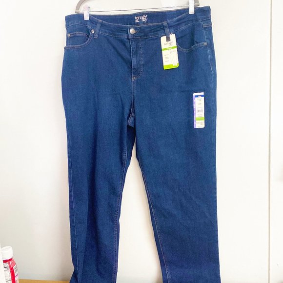 terra & sky straight jeans